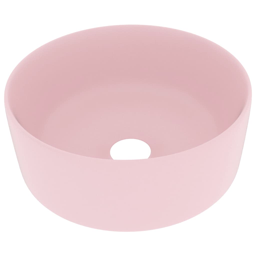 Vidaxl Washbasin krog 40x15 cm keramična matpown