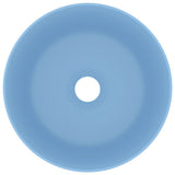Vidaxl Washbeasin rund 40x15 cm Keramik Matt hellblau