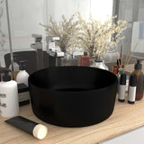 VidaXL Washbasin around 40x15 cm ceramic matte black