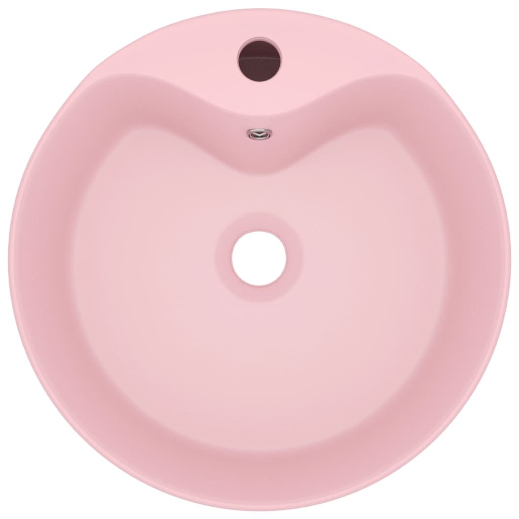 BIDAXL WASHBASIN MED LANDING 36X13 CM CERAMIC SOLE Pink