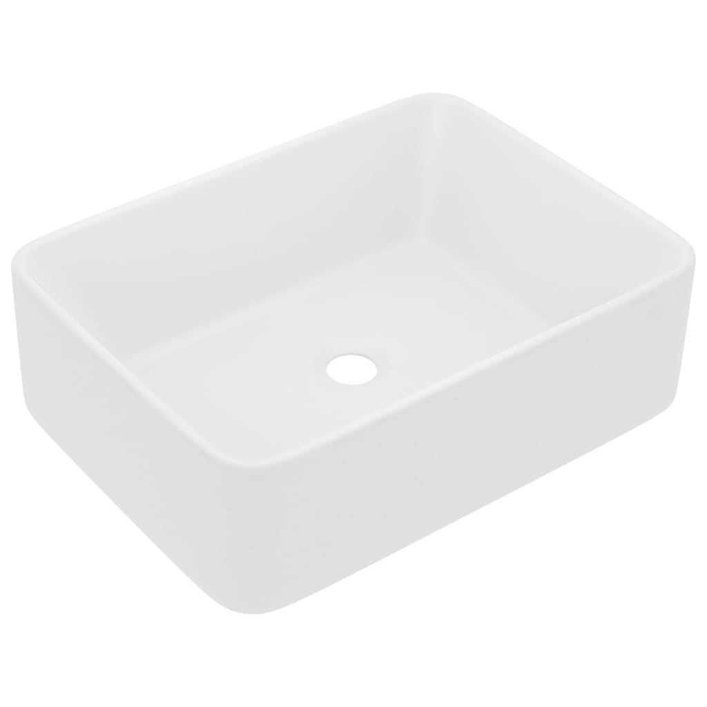 Vidaxl Washbasin 41x30x12 cm tappetino in ceramica