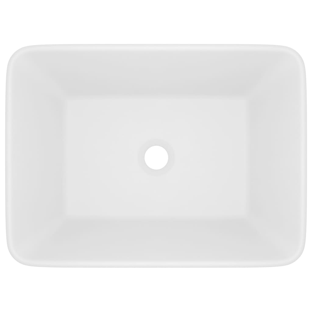 Vidaxl Washbasin 41x30x12 cm tappetino in ceramica