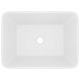 Vidaxl Washbasin 41x30x12 cm keramisk matte hvit