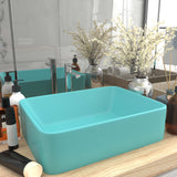 Vidaxl Washbasin 41x30x12 cm Verde chiaro Matt Matt