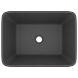 Vidaxl Washbasin 41x30x12 cm ceramico Matt scuro