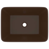 VIDAXL WASHBAIN 41X30X12 CM Keramik Matt Dunkelbraun