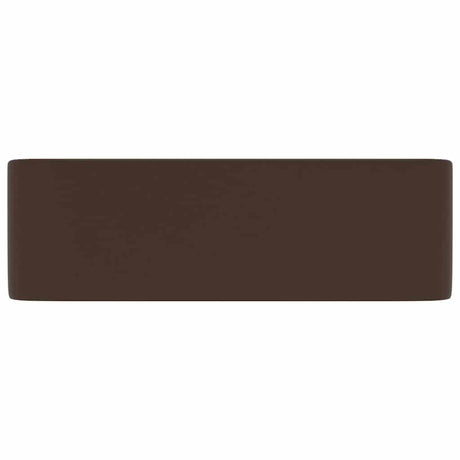 VIDAXL WASHBAIN 41X30X12 CM Keramik Matt Dunkelbraun