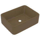 Vidaxl Washbasin 41x30x12 cm ceramiczny matcream