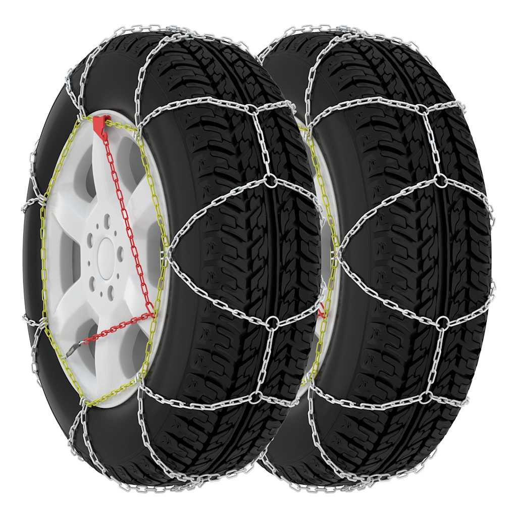 Vidaxl sneeuwkettingen 2 st 9 mm kn110