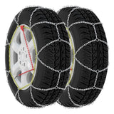 Cadenas de nieve Vidaxl 2 SUV de 16 mm 4x4 Tamaño 410