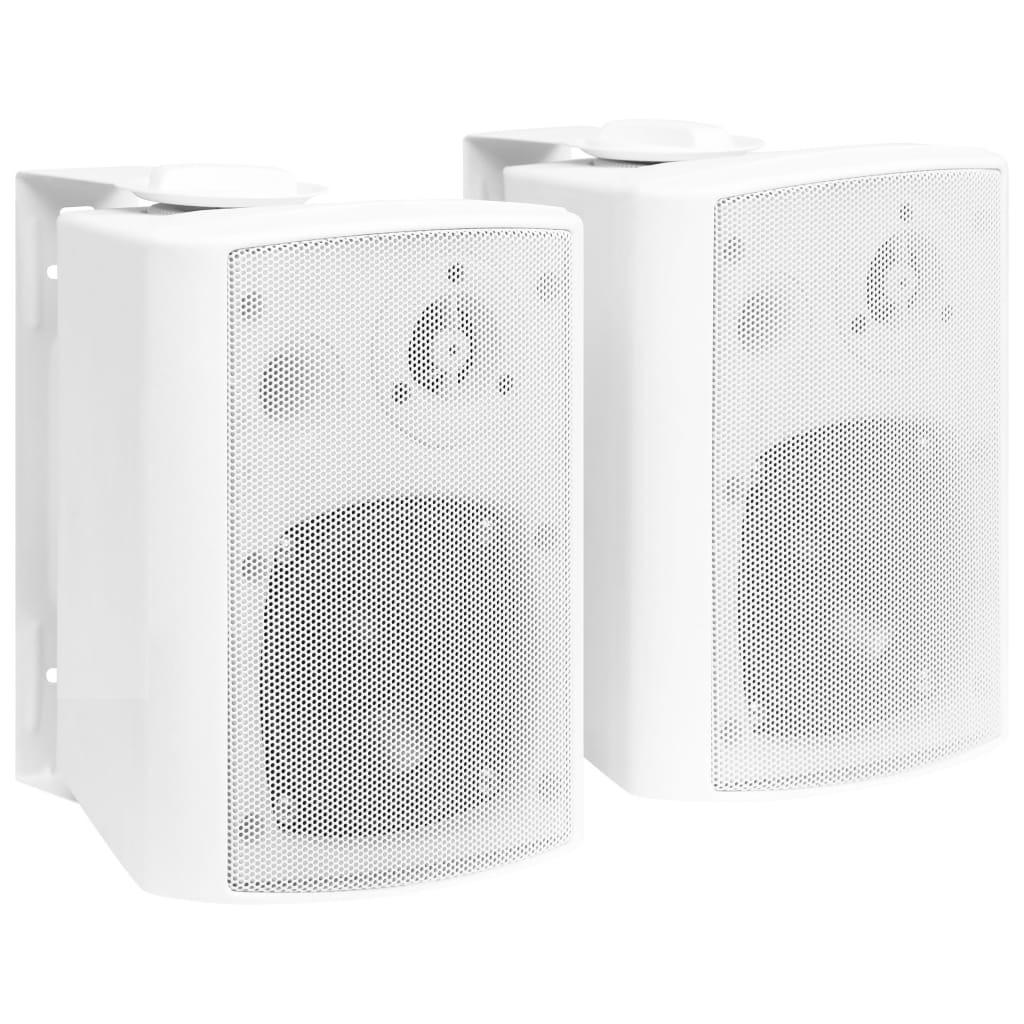 Vidaxl stereoluid zvočniki Wall -motted 2 St 80 W White