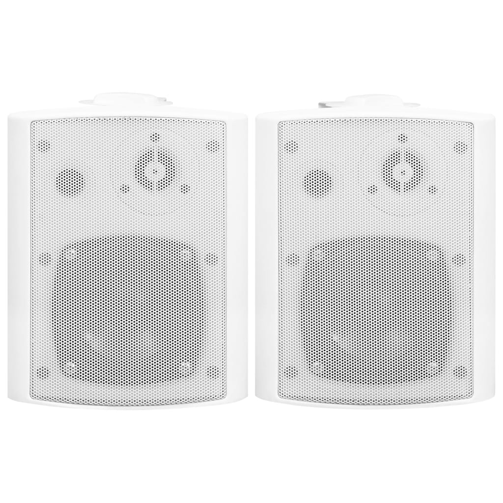 Vidaxl altavoces estereolídicos paredes 2 st 80 w blanco