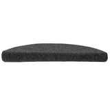 Vidaxl stair mats self -adhesive 15 st 56x17x3 cm needle felt anthracite