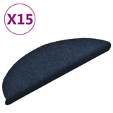 Vidaxl tappetini scale autoadesivo 15 st 56x17x3 cm felice blu navy blu navy