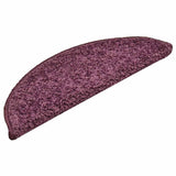 VidaXL Stufenmatten 15 Stück 56x17x3 cm dunkelviolett