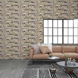 Vidaxl 10 ST Wall Panels 3D vícebarevné cihlové EPS