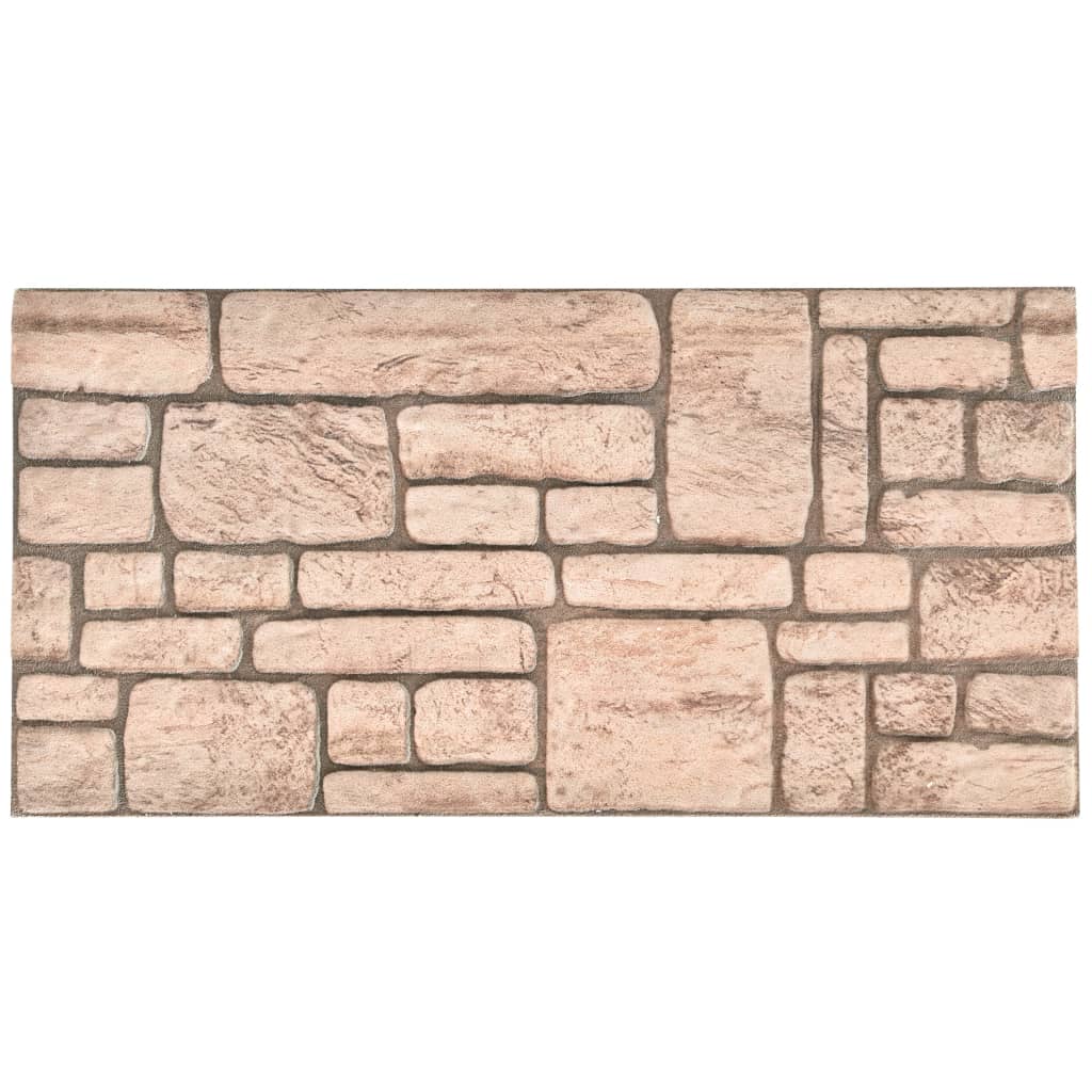 Vidaxl 11 Pannelli a parete ST 3D Beige Brick EPS