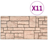 Vidaxl 11 St Wand Panels 3D Biger Brick EPS