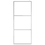 Vidaxl begehete Duschwand transparent 80x195 cm ESG Glas