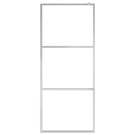 Vidaxl begehete Duschwand transparent 90x195 cm ESG Glas