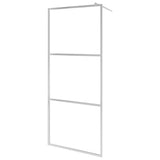 Vidaxl begehete Duschwand Halbmat 80x195 cm ESG Glas