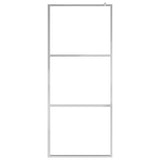 Vidaxl begehete Duschwandmatte 80x195 cm ESG Glas