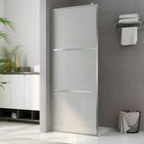Vidaxl begehete Duschwandmatte 90x195 cm ESG Glas