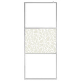 Vidaxl Walk-In Walk Walk With Stone Motif 80x195 cm ESG Verre