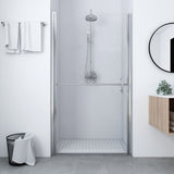 VIDAXL -Duschtür 81x195 cm gehärtetes Glas