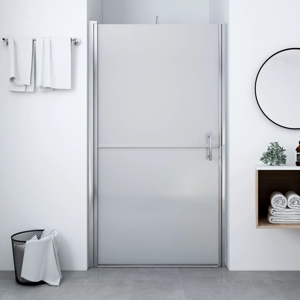 Vidaxx matte Duschtür 100x178 cm aus gehärtetem Glas