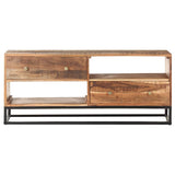 Vidaxl tv-meubel 120x30x50 cm ruw acaciahout
