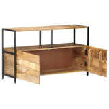 Vidaxl dressoir 110x35x65 cm massief mangohout