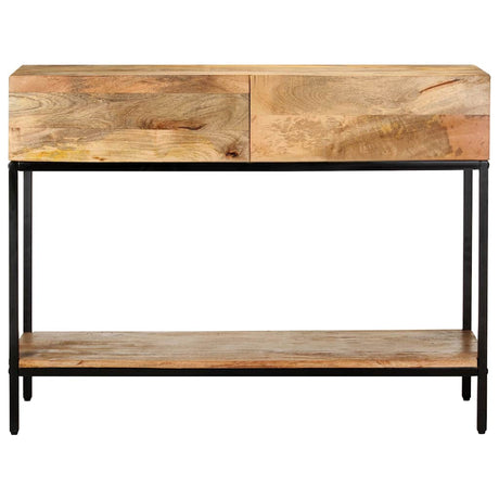 Vidaxl wandtafel 100x35x76 cm massief mangohout