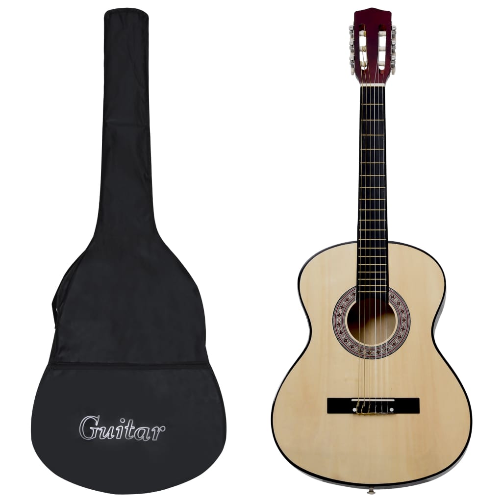 Vidaxl Guitar Classic Ufänger mat Tas 4 49