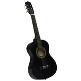 Vidaxl Guitar Classic per principianti Bambini con Tas 1 2 34 Black