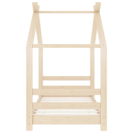 Vidaxl kinderbedframe massief grenenhout 70x140 cm