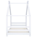 Vidaxl kinderbedframe massief grenenhout wit 90x200 cm