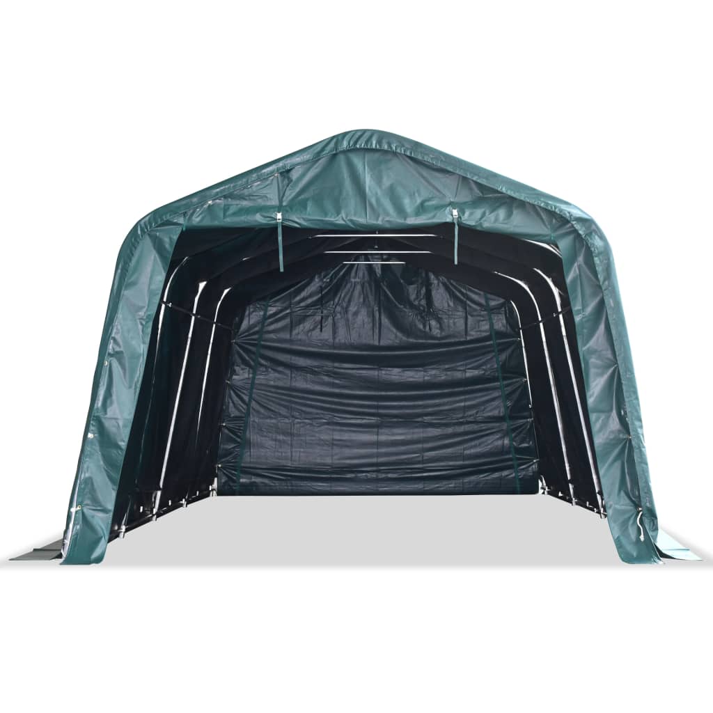 Vidaxl Veetent extraíble 550 g m² 3.3x6.4 M PVC Dark Green