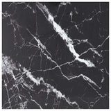 Vidaxl tafelblad 60x60 cm 6 mm gehard glas met marmeren design zwart