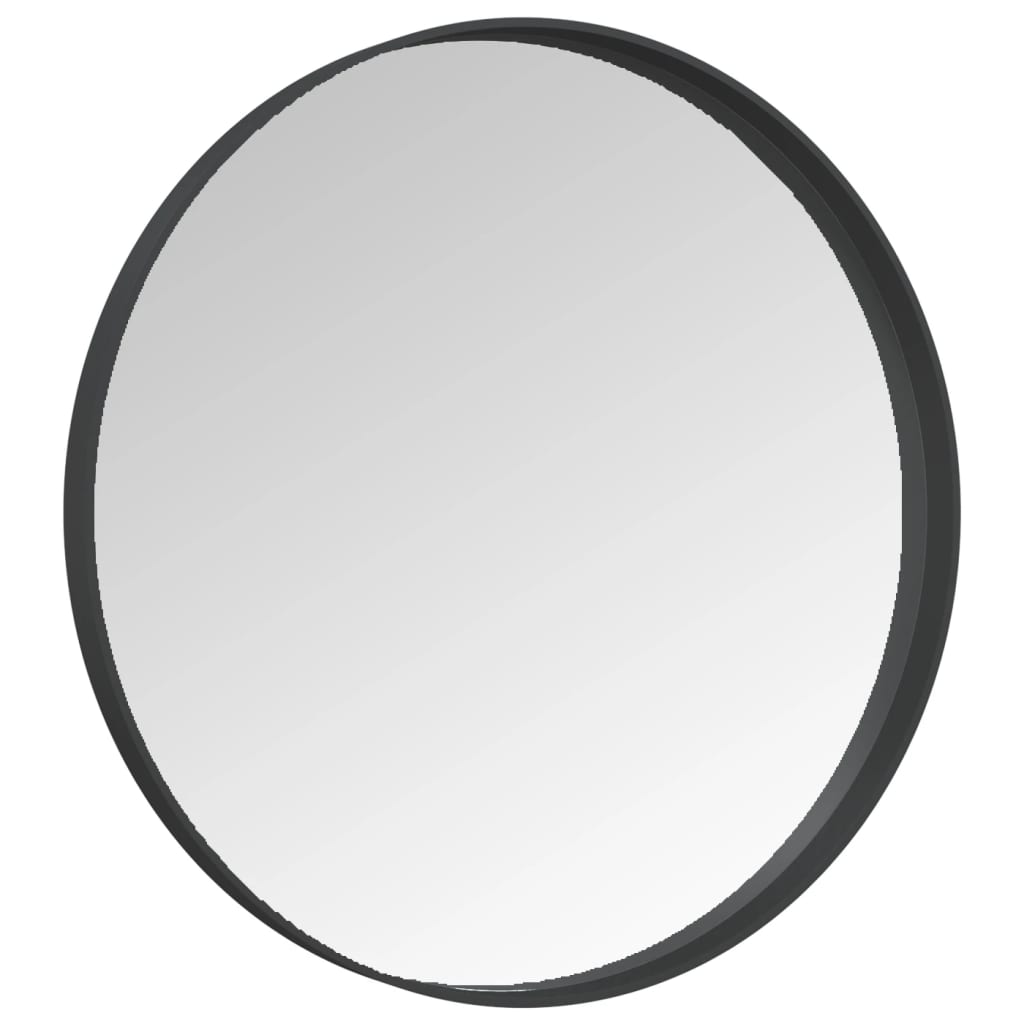 Vidaxl Wall Mirror 50 cm černá