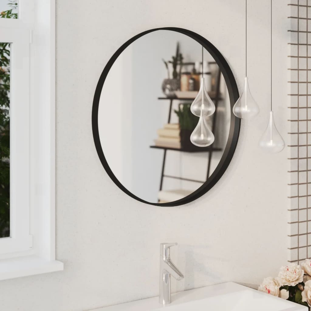 Vidaxl Wall Mirror 60 cm czarny