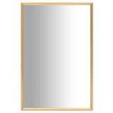 VidaXL Spiegel 60x40 cm goldfarben