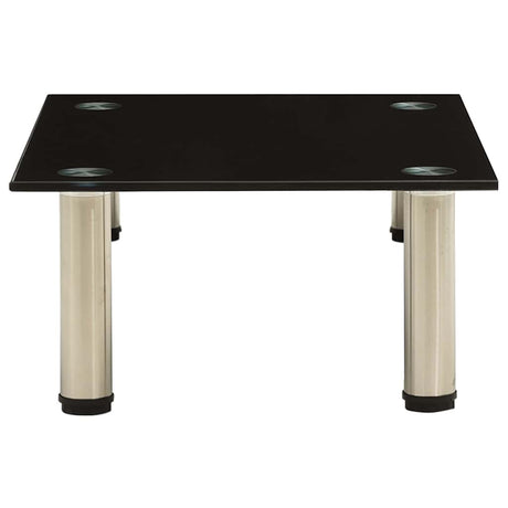 Vidaxl tv-meubel 40x35x17 cm gehard glas zwart