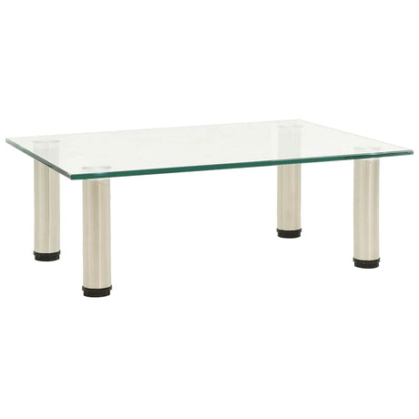 Vidaxl tv-meubel 40x35x17 cm gehard glas transparant