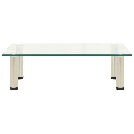 Vidaxl tv-meubel 60x35x17 cm gehard glas transparant