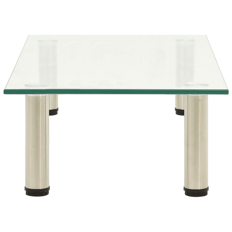 Vidaxl tv-meubel 60x35x17 cm gehard glas transparant