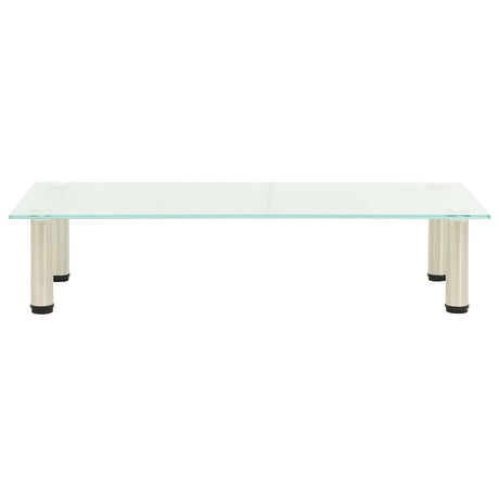 Vidaxl tv-meubel 80x35x17 cm gehard glas mat