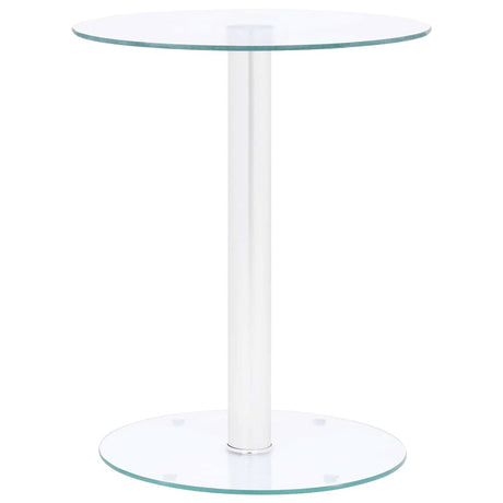 Vidaxl salontafel 40 cm gehard glas transparant