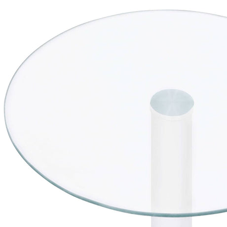 Vidaxl salontafel 40 cm gehard glas transparant