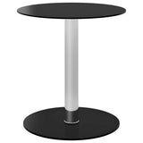 Vidaxl salontafel 40 cm gehard glas zwart